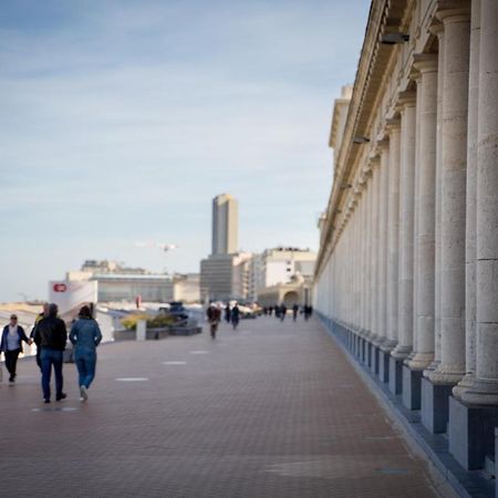 Gezellig App In De Belle Epoque Wijk Van Oostende Eksteriør billede